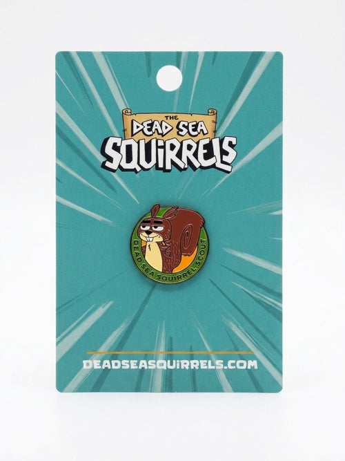 Dead Sea Squirrel Scout Pin - Merle